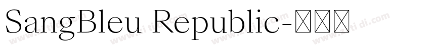 SangBleu Republic字体转换